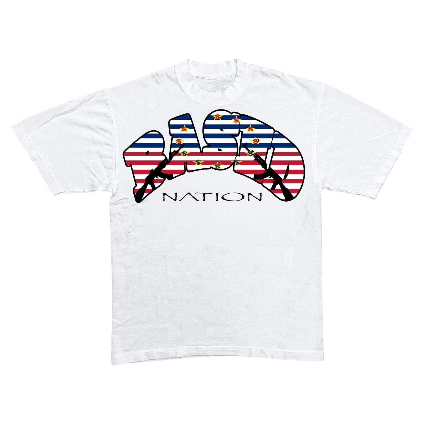 Based Nation White tee